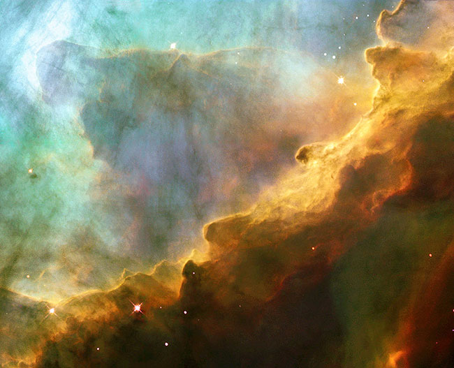 Nebulosa de Omega. © NASA, ESA and J. Hester (ASU) - http://spacetelescope.org/images/html/heic0305a.html