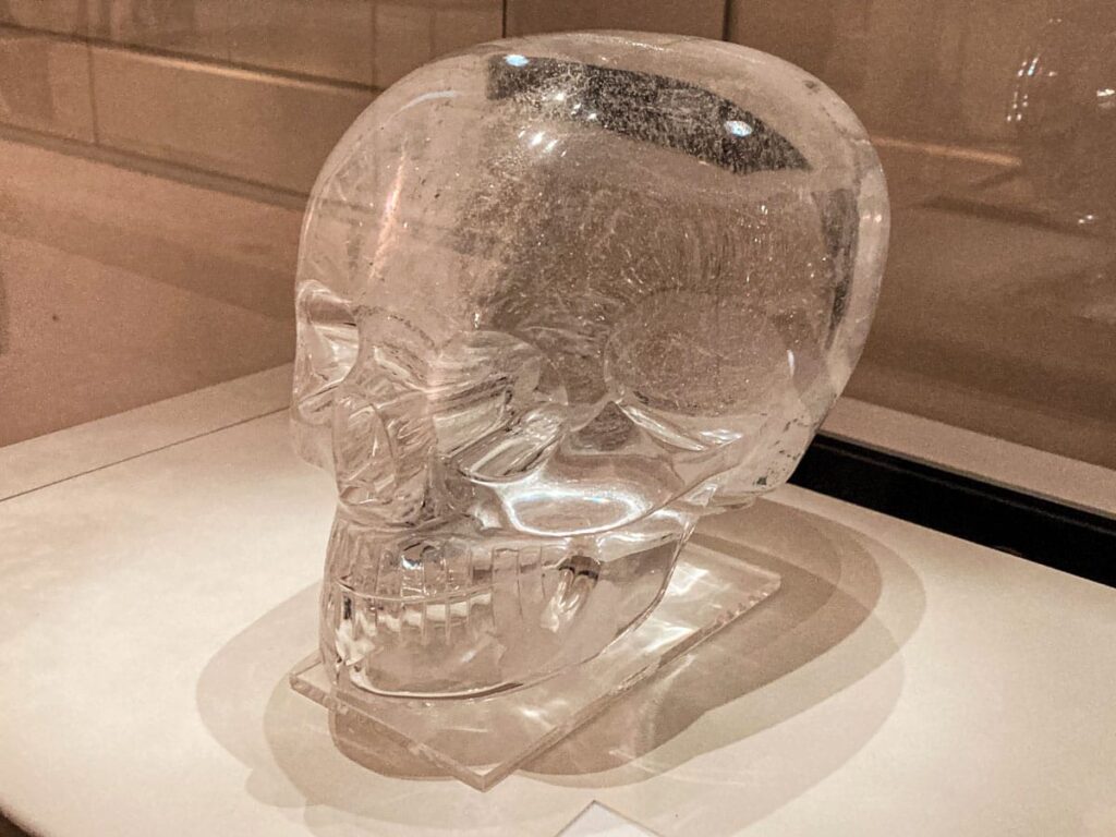 La calavera de cristal del British Museum.
